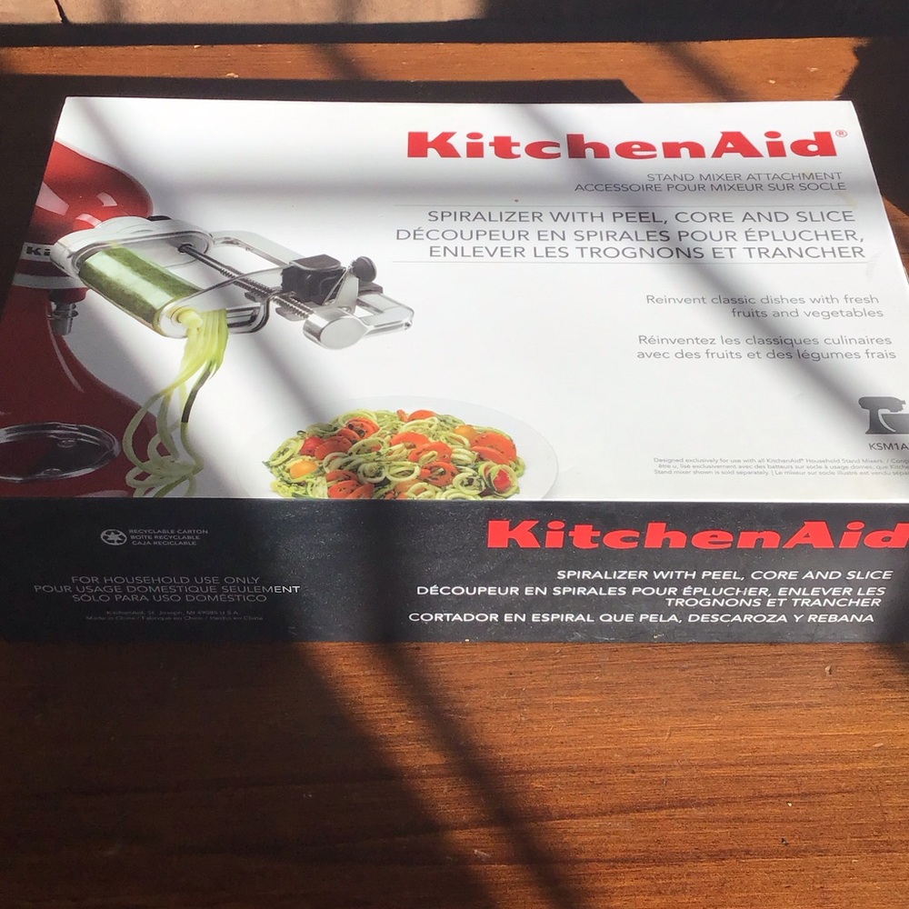 KitchenAid Spiralizer Attachment - Black and Red